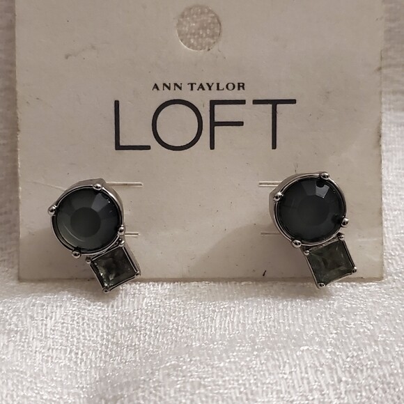 LOFT Green Stud Earrings #1512