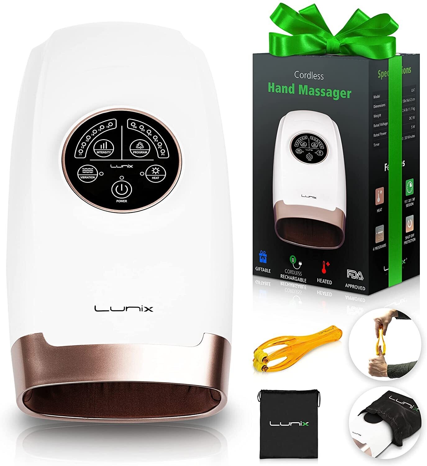 Lunix Cordless Electric Hand Massager