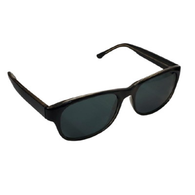 Black w/Olive Tint Trim Sunglasses #2064