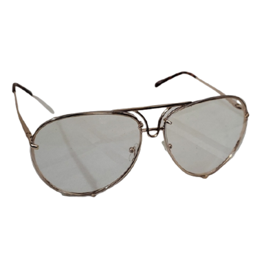 Shiny Goldtone Wire Frame Sunglasses #2063