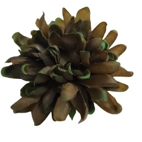 LOFT Olive Flower Hair Pin Brooch #453