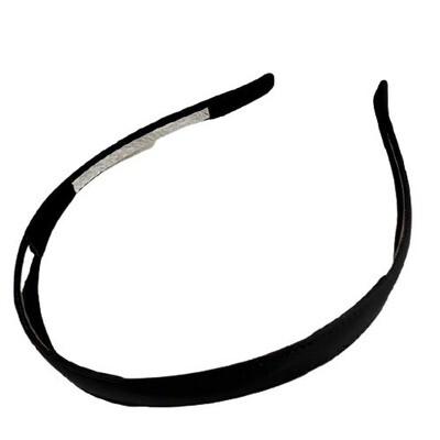 LOFT Black PU Leather Headband #637