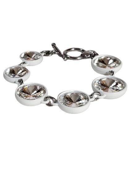Ann Taylor White Candy Coated Bracelet #940