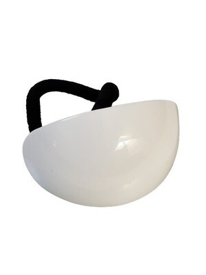 White Resin Hair Scrunchy #1025