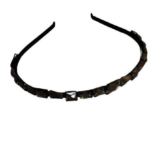 LOFT Grey Jeweled Headband #623
