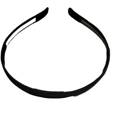 LOFT Black PU Leather Headband #466