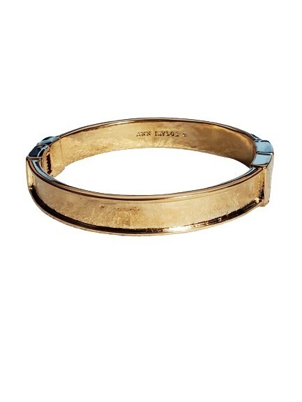 Ann Taylor Gold Bangle Bracelet #962