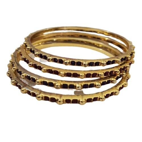 Set of 4 Multicolor Rhinestone Bracelets #1459