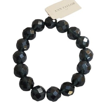 Ann Taylor Blue Ball Stretch Bracelet #501