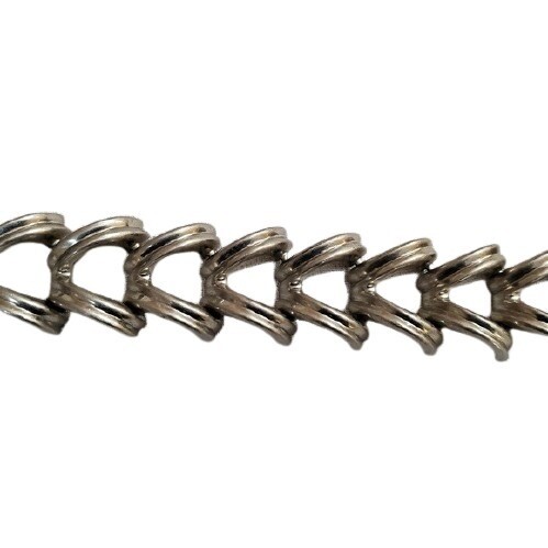 Ann Taylor Brushed Silver Chunky Bracelet #721