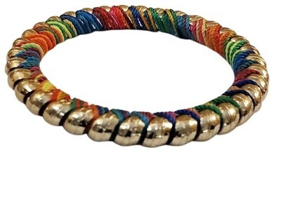 LOFT Gold Multicolor Bangle Bracelet #293