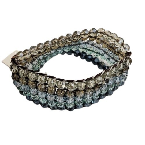 LOFT Teal Jeweled Stretch Bracelet #691