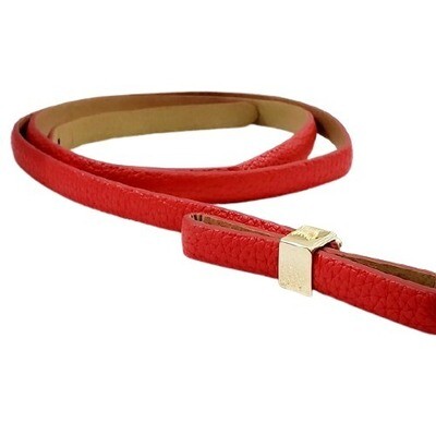 Ann Taylor Pink Skinny Bow Belt - M #1564