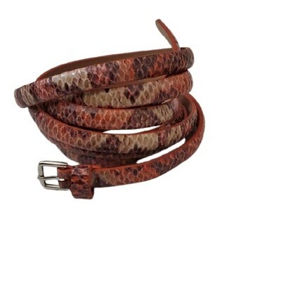 LOFT Pink Double Skinny Belt M #2029