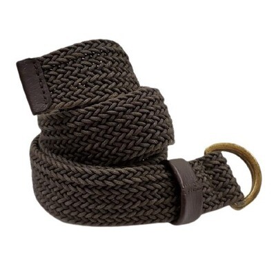 Brown Raftan Braid Belt - M #1556