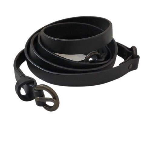 LOFT Black Double Skinny Belt M 2037