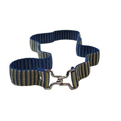 LOFT Blue/Yellow Stretch Belt XS #2032