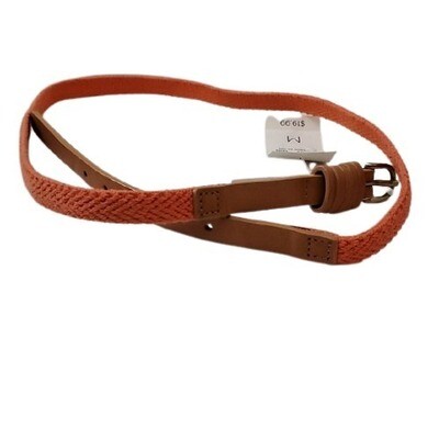 LOFT Orange Stretch Skinny Belt M #2035