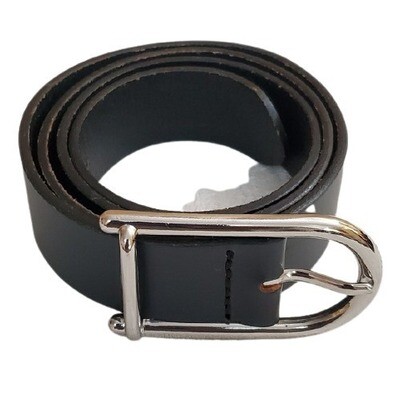 NWOT Black Leather Belt (XS) #473
