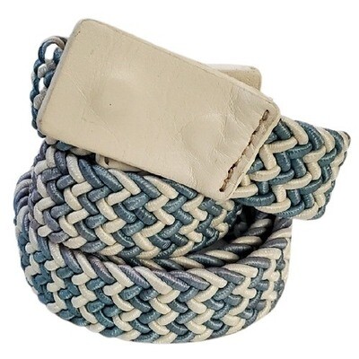Teal Stretch Snap Close Belt - S #1351