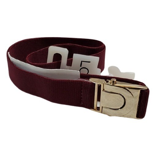 LOFT Burgandy Stretch Belt (S) #766