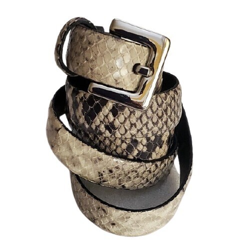 Club Monaco Snake Print Belt sz M #1302
