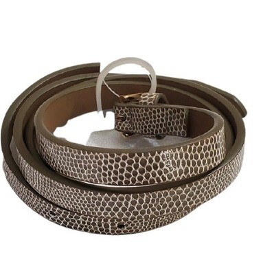 LOFT Taupe Animal Print Belt (M) #399