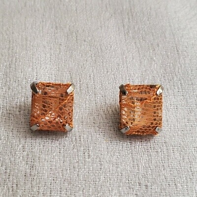 Ann Taylor Orange Lace Earrings #690