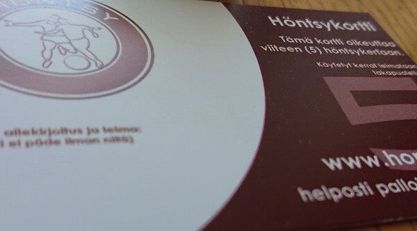 5 kerran kortti  / 5 time ticket