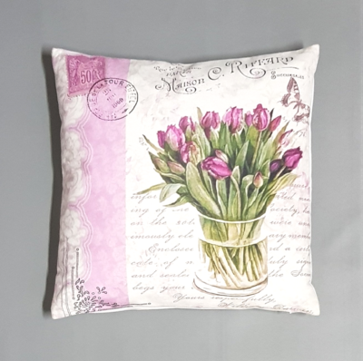 Kissen „Tulpenstrauß“