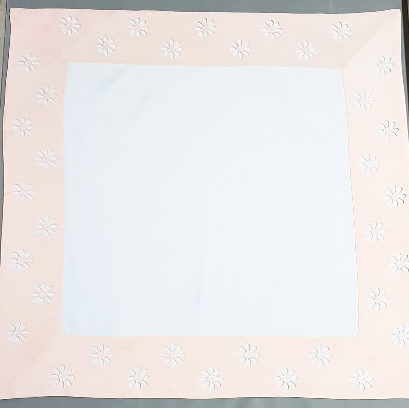 Tischdecke "Blüten in rosé"
