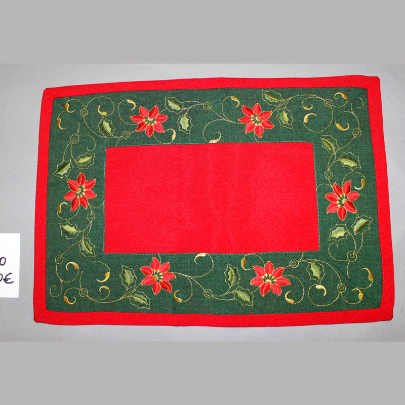 Platzdeckchen Platzdeckchen "Weihnachtsfarben"