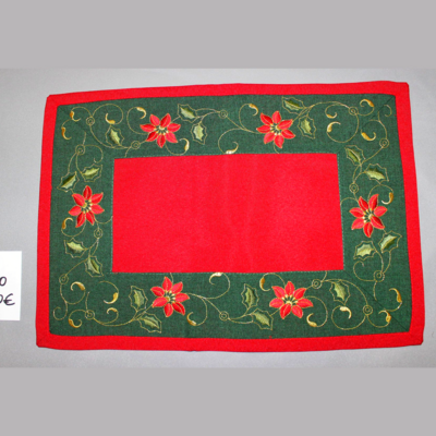 Platzdeckchen "Weihnachtsfarben"
