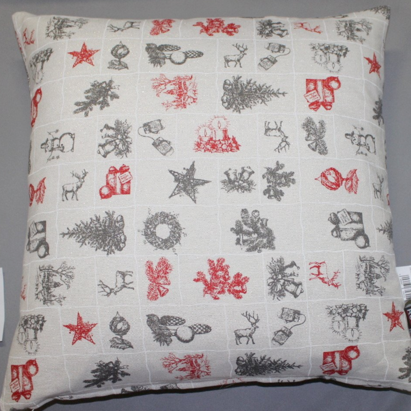 Kissen „Weihnachtsmuster"