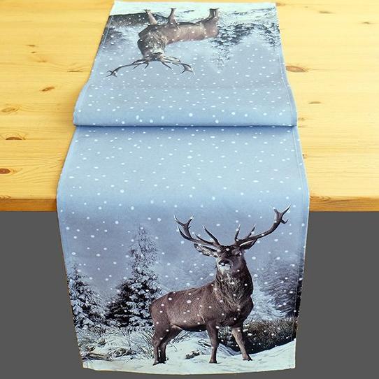 Läufer "Hirsch im Schnee"