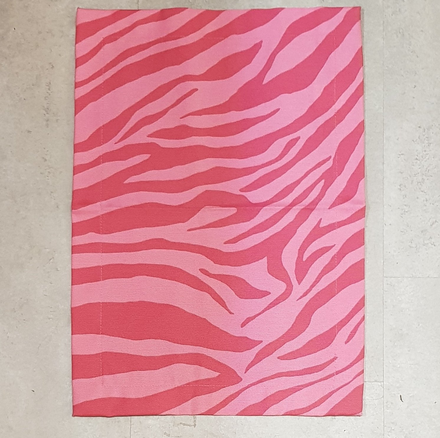 Deckchen "Zebra pink"