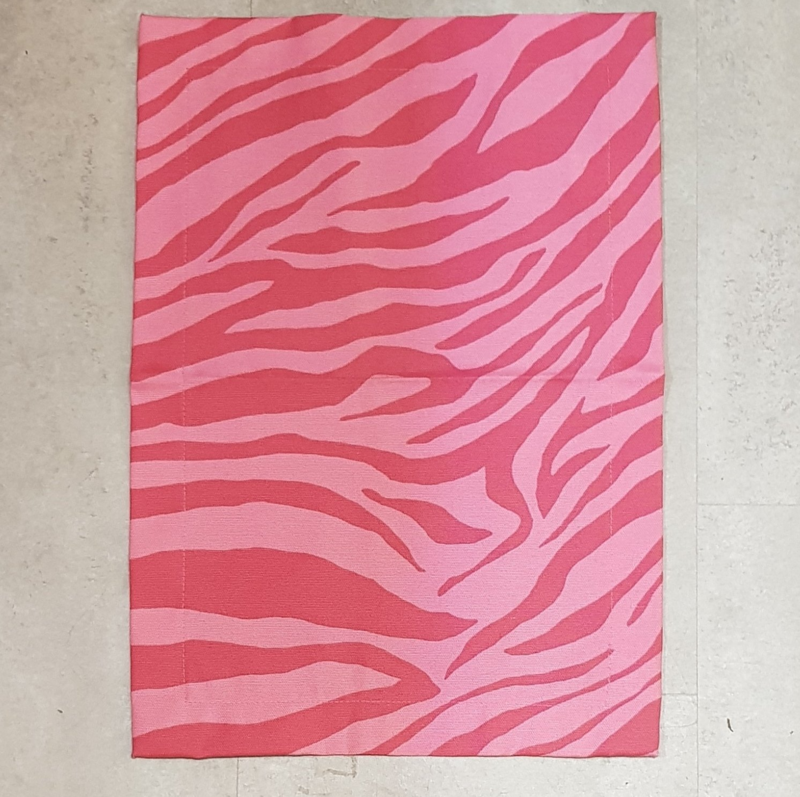 Deckchen "Zebra pink"