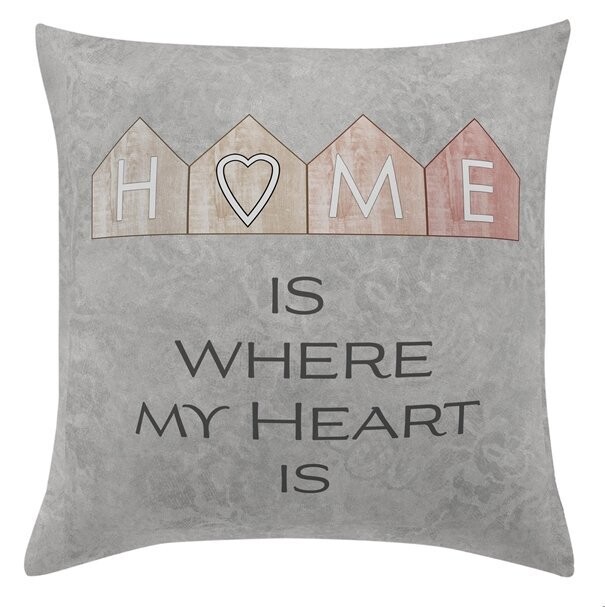 Kissen Kissen "Home is where my heart is“