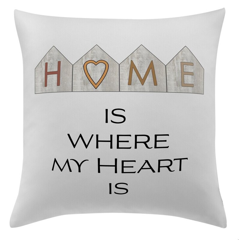 Kissen Kissen "Home is where my heart is“