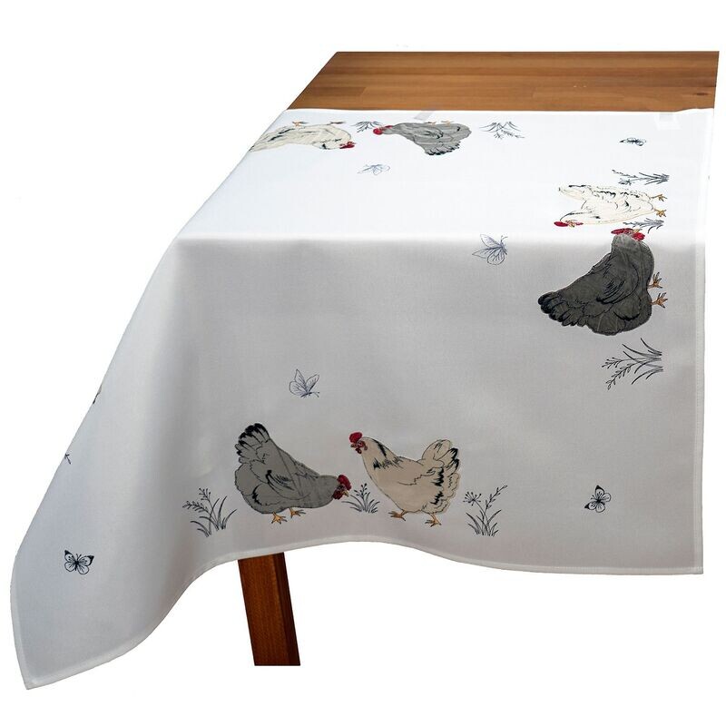 Decke Decke "Hühner und Schmetterlinge"