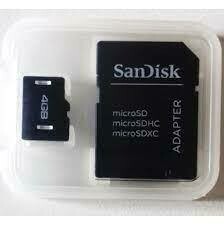 4GB Micro SD Card + Adapter