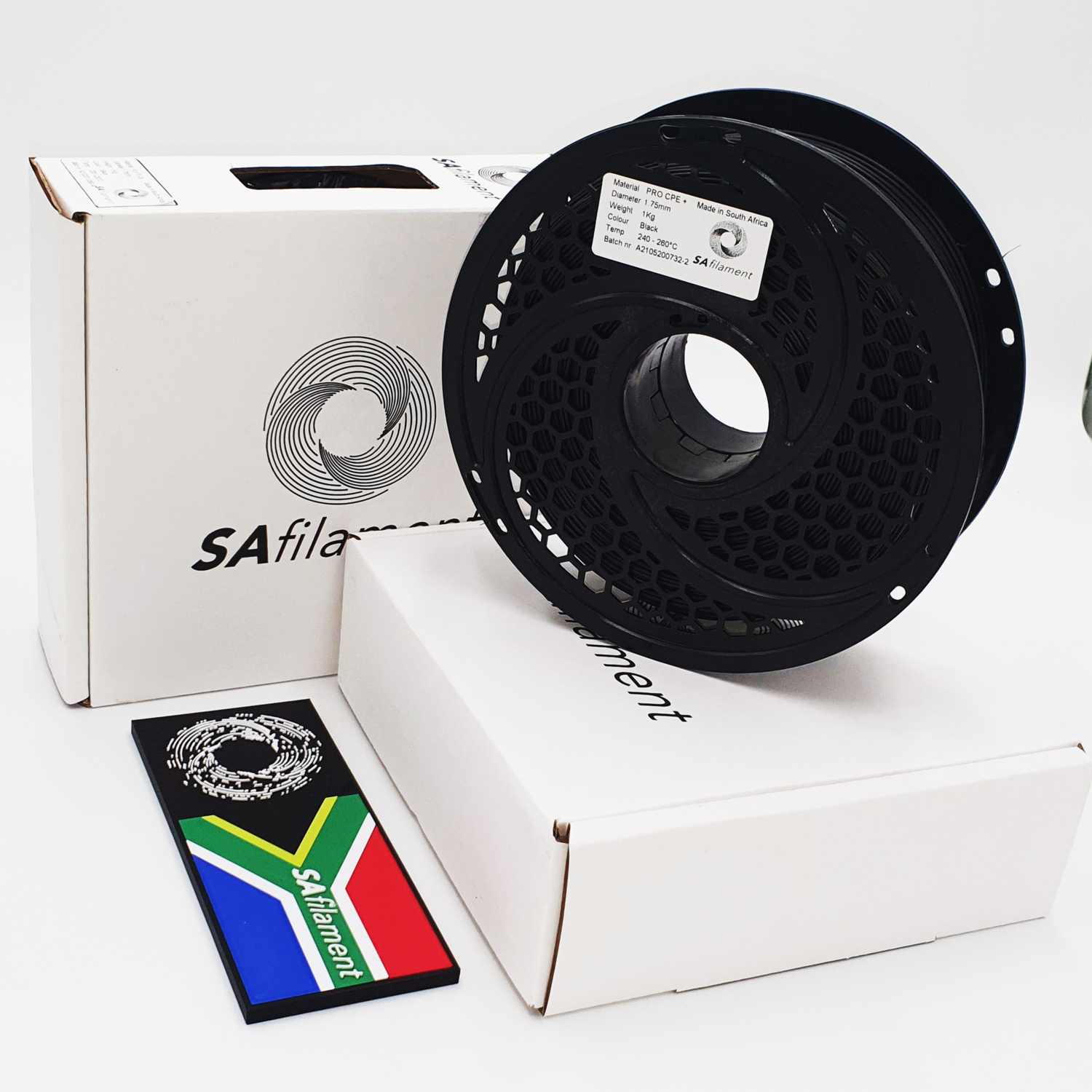Black Pro CPE+ Filament, 1Kg, 1.75mm by SA Filament