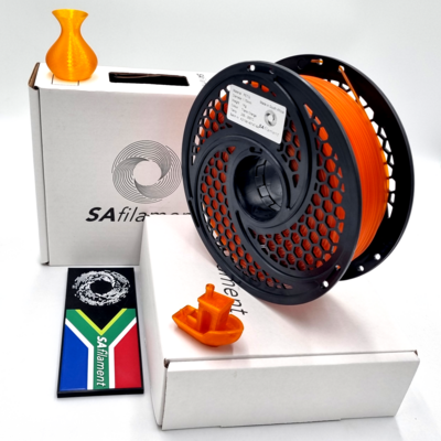 Translucent Orange PetG Filament, 1Kg, 1.75mm by SA Filament