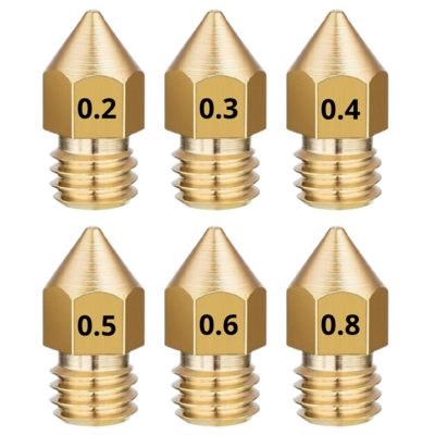 MK8 Brass Nozzles