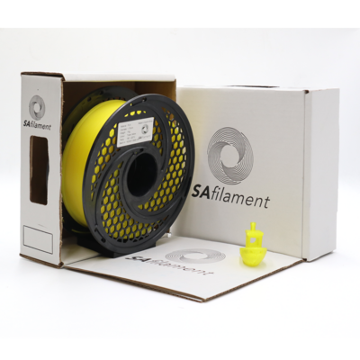 PLA Translucent Yellow 1kg, 1.75mm - SA Filament