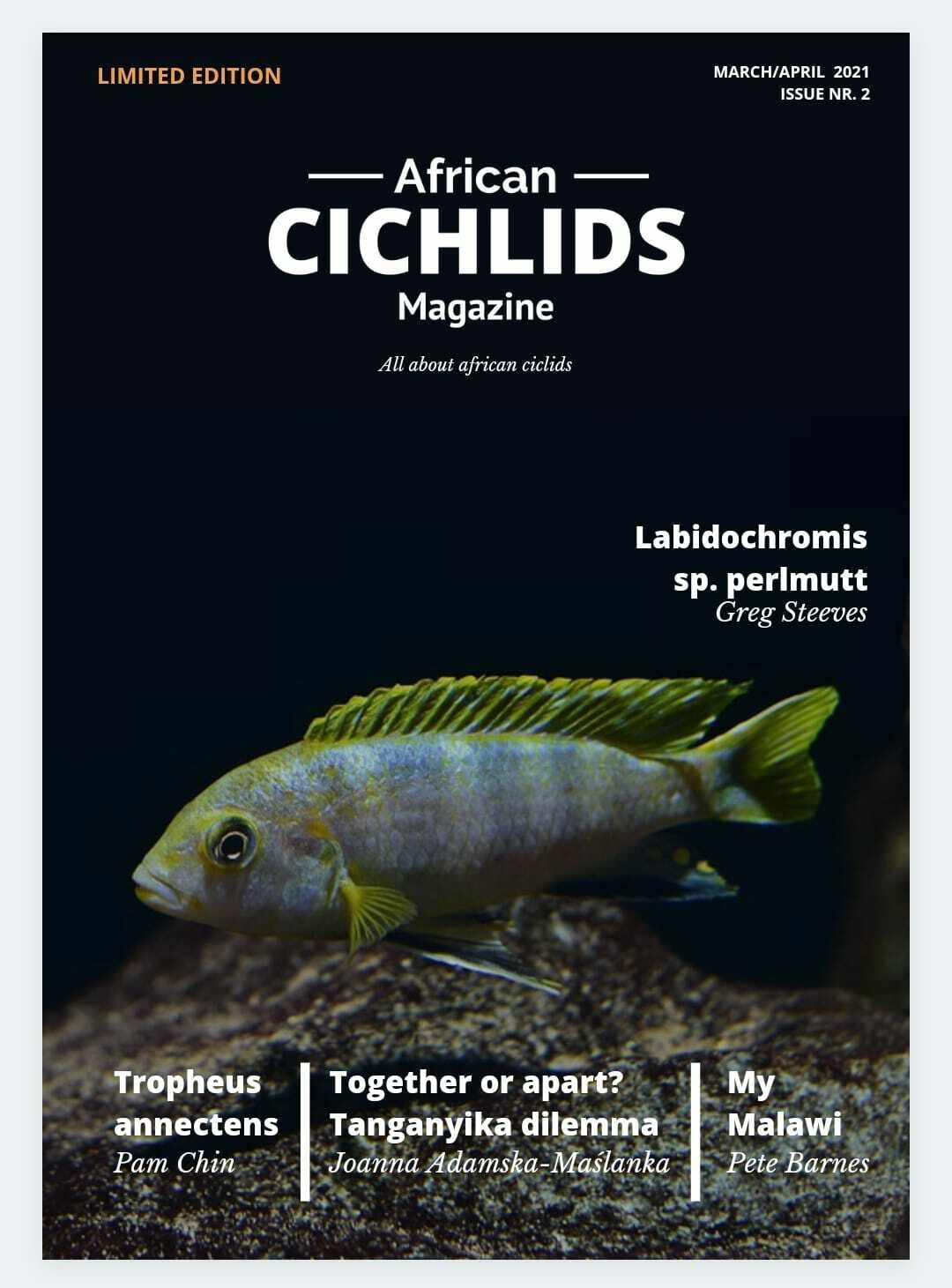 African Cichlids Magazine issue 2, march/april 2021