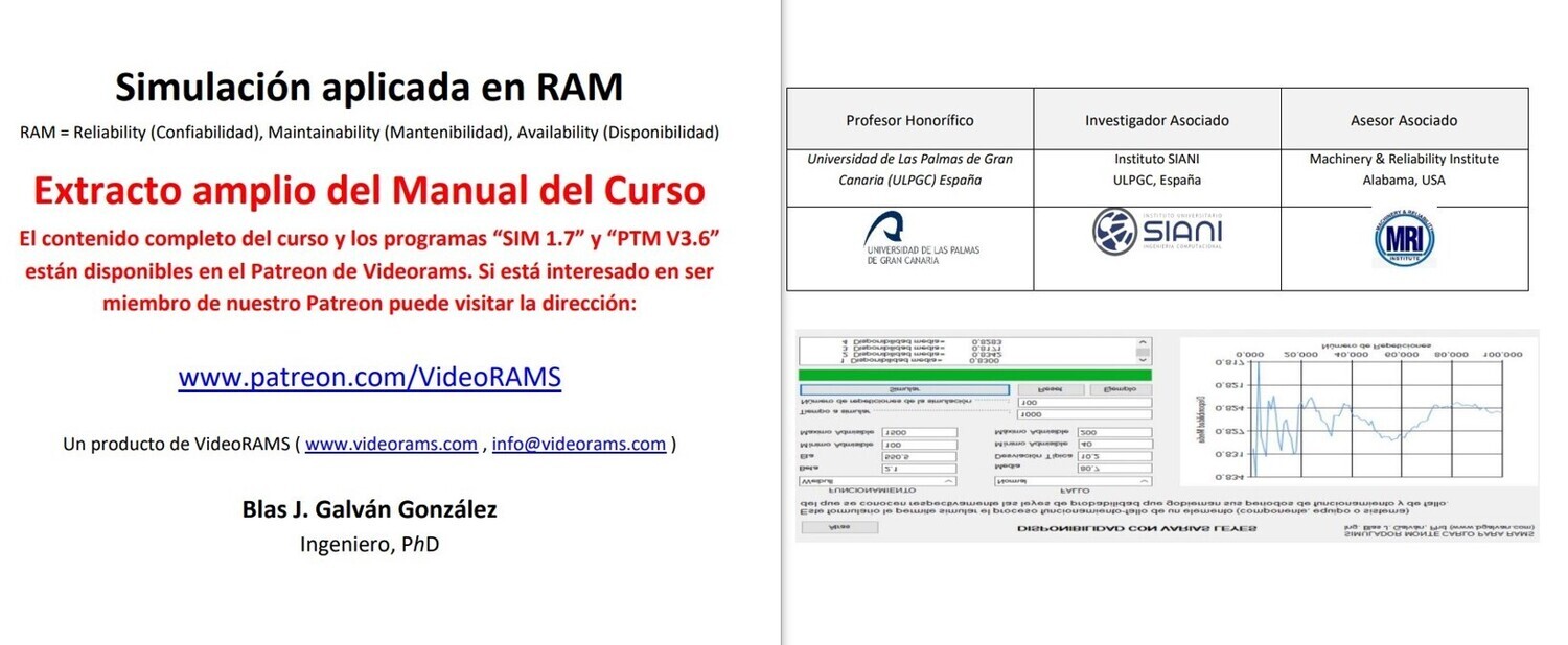 Manual del curso de Simulación RAMS: Extracto