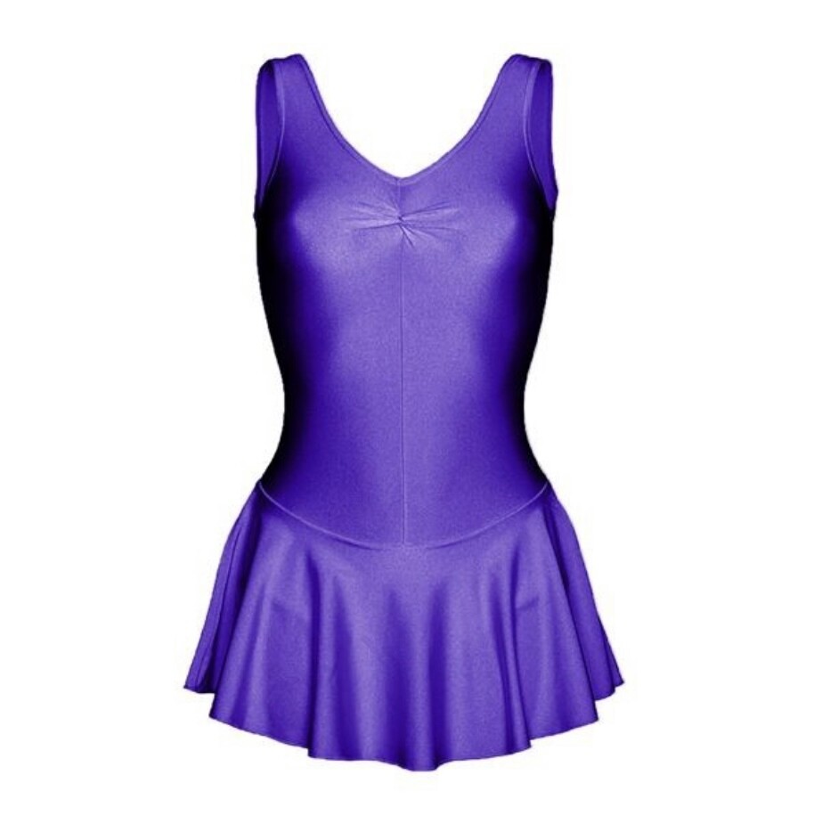PURPLE SKIRTED LEOTARD