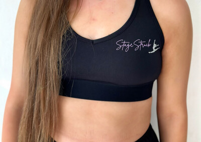 Adult Size Cropped Gym Top