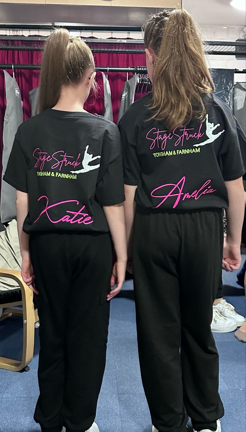 Neon Pink &amp; Green Logo T-shirt